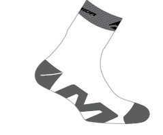 Merida ponožky bílá - šedá vel. S