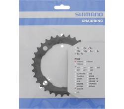 Shimano převodník FC-M361 32z. Fe 3x8sp.