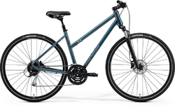 Merida CROSSWAY 100-LADY (2021) Teal-Blue(Silver-Blue/Lime)