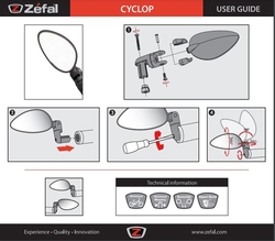 Zefal  zrcátko zpětné Cyclop