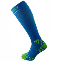 Haven kompresní podkolenky EvoTec Silver blue/green