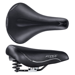 Force sedlo Soft Uni s pružinou černá