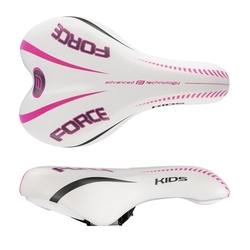 Force sedlo Kids 16-20" dětské bílo-růžová