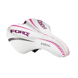 Force sedlo Kids 16-20" dětské bílo-růžová