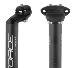Force sedlovka Basic P6.4 karbon 31,6/400mm černá