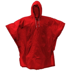 Pláštěnka poncho PVC červená