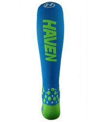 Haven kompresní podkolenky EvoTec Silver blue/green