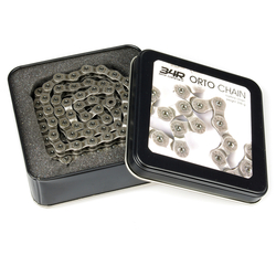 34R řetěz BMX Orto chain 1sp. 1/2x1/8 110čl. stříbrná