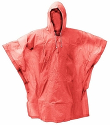 Pláštěnka poncho PVC neonově-růžová