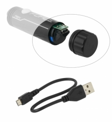 Force světlo Pen 200lm 1LED dioda USB černá