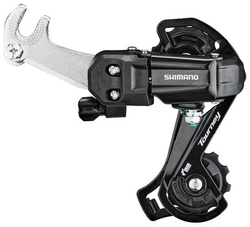 Shimano měnič RD-TY200 6/7kolo, s hákem, černá