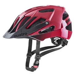 Uvex helma Quatro CC (2022) dark red-black mat