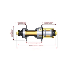 Novatec náboj zadní D442SB-B12-MS Boost 32děr černá