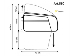 Sport Arsenal set brašna na nosič art. 560 QF+ QuickFix adaptér 