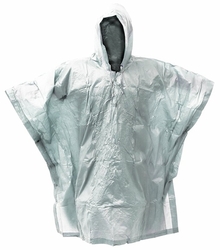 Pláštěnka poncho PVC čirá