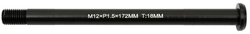 Max1 osa zadní pevná 12/172mm závit M12x1,5 černá