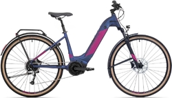 Rock Machine Crossride INT e500 B Lady (Touring/Matte Metallic Navy/Pink)