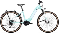 Rock Machine Crossride INT e400 B Lady Touring (Gloss Mint/White)