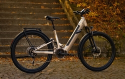 Rock Machine Crossride e450 FS Touring (Gloss Grey/Black) - kopie