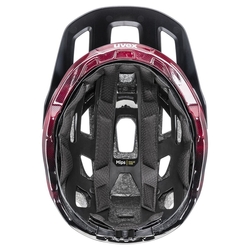 Uvex helma React MIPS black-ruby red