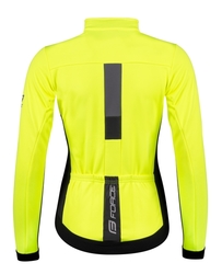 Force bunda Frost softshell dámská fluo - černá