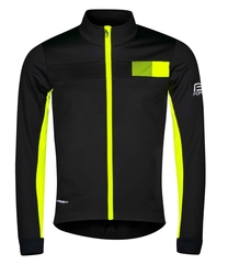 Force bunda Frost softshell pánská černo-fluo