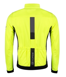 Force bunda Frost softshell pánská fluo-černá