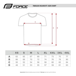  Force dres krátký rukáv MTB Mount tm. modrá