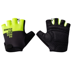 Force rukavice Fine černo-fluo 