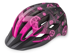 R2 helma Lumen Junior růžová, černá/matná vel. S