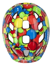 R2 helma Bunny vel. XS lesklá zeleno modrá červená 