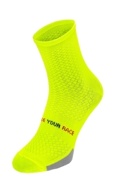 R2 ponožky Enduranc neon žlutá
