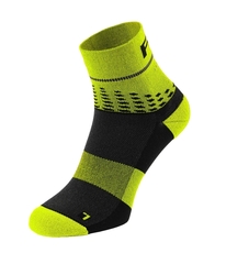 R2 ponožky Detect černá-neon žlutá