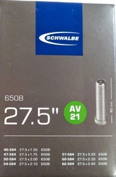 Schwalbe duše 27,5x1,5-2,4 AV40 mm auto ventilek 
