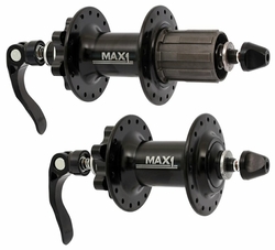 Max1 náboj přední+zadní Sport RU ložisko 32děr černá