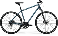 Merida CROSSWAY 100 (2021) Teal-Blue(Silver-Blue/Lime)