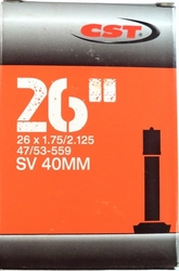 CST duše 26x1,75-2,125 AUTO-SV40mm