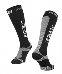 Force ponožky Athletic Pro Kompres XS/30-35 černo-bílá