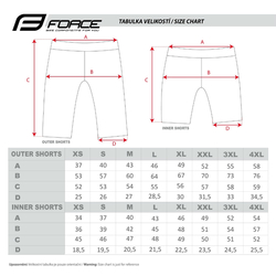 Force kraťasy volné MTB-11 černá