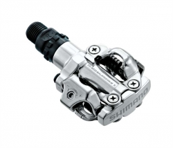 Shimano pedály PDM 520,  stříbrná