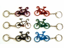 Přívěšek na klíče Bike různé barvy,  Přívěšek na klíče Bike zelená