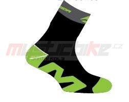 Merida ponožky černo/zelené