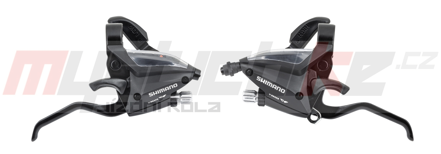 Shimano řadící a brzdové páky 7x3sp.STEF5002 levé + pravé černá