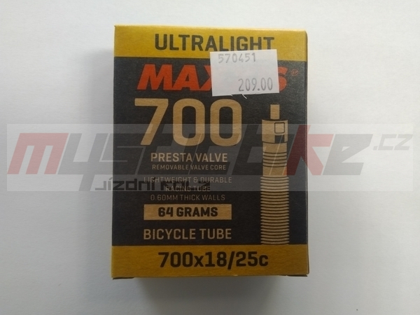 Maxxis duše Ultralight 700x18-25