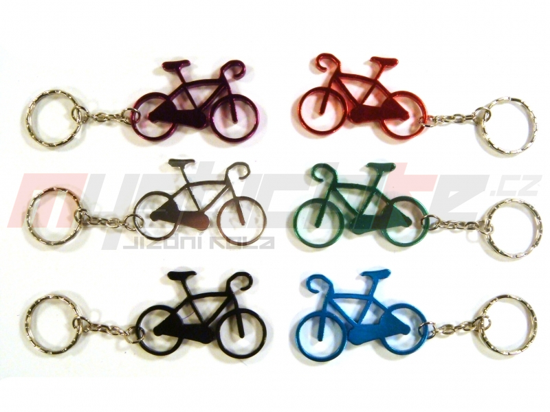 Přívěšek na klíče Bike různé barvy,  Přívěšek na klíče Bike fialová