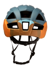 R2 helma Wheelie (2023) petrol modrá-neon oranžová matná